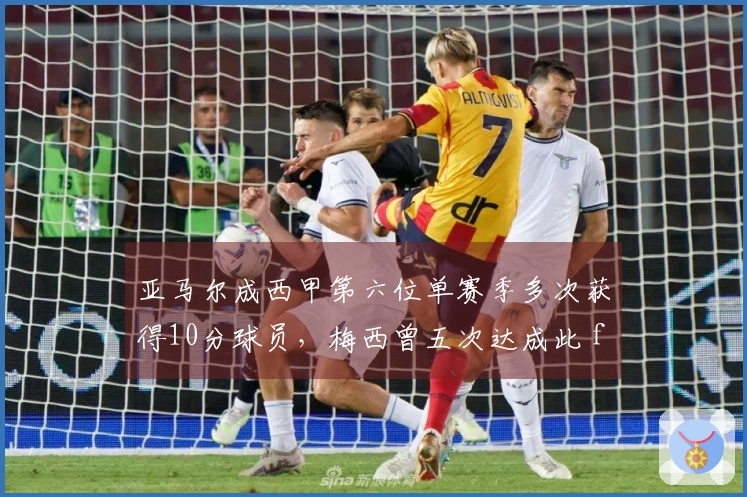 亚马尔成西甲第六位单赛季多次获得10分球员，梅西曾五次达成此 feat